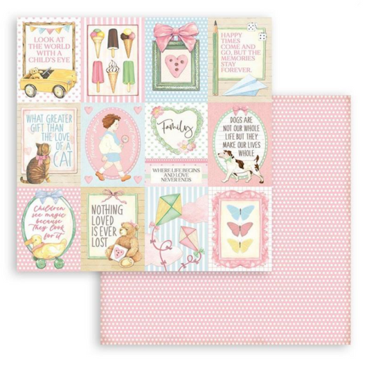 Day Dream small cards -double sided Scrapbook Papers