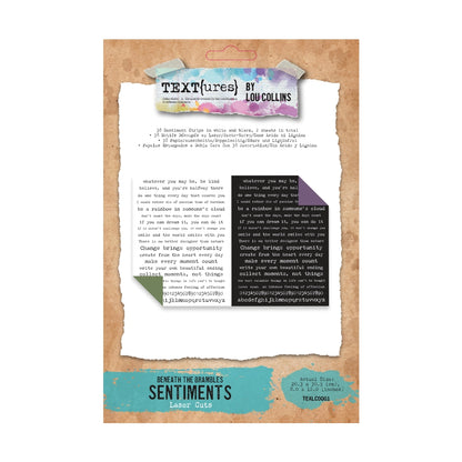 TEXT{ures} Beneath the Brambles Laser Cut Sentiment Pack