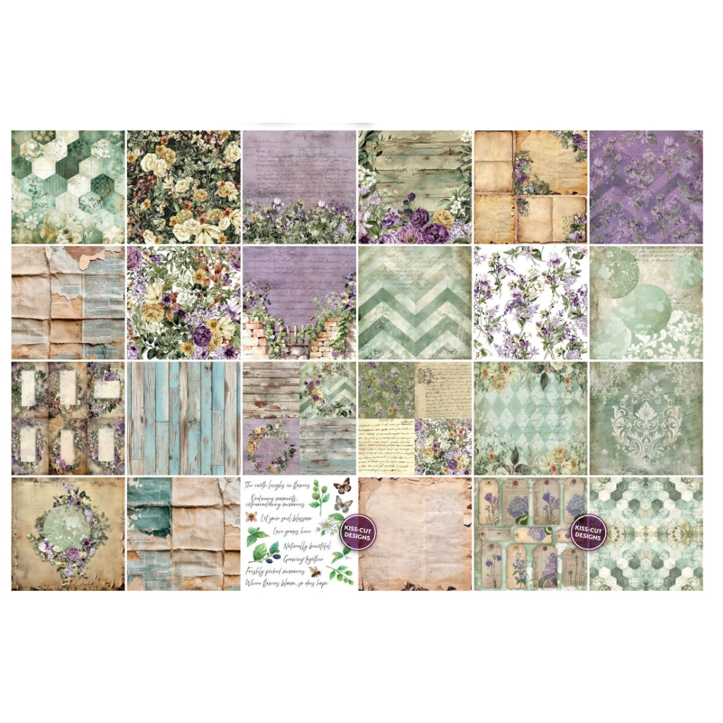 TEXT{ures} Beneath the Brambles 8in x 8in Paper Pad