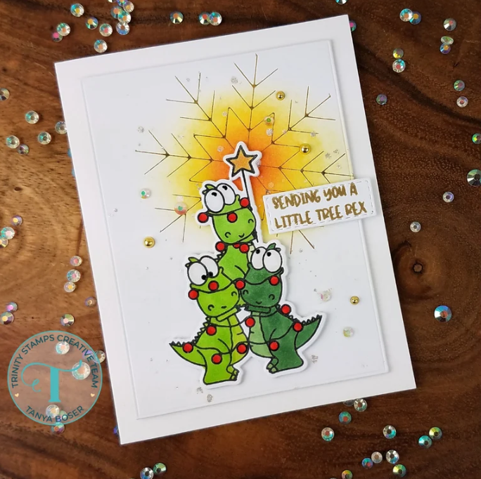 Tree Rex 3 x 4 Stamp Set
