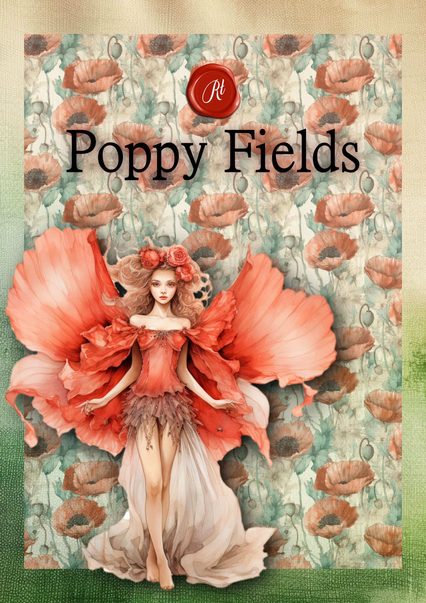 Poppy Fields Digital Download (with Postcard Set)