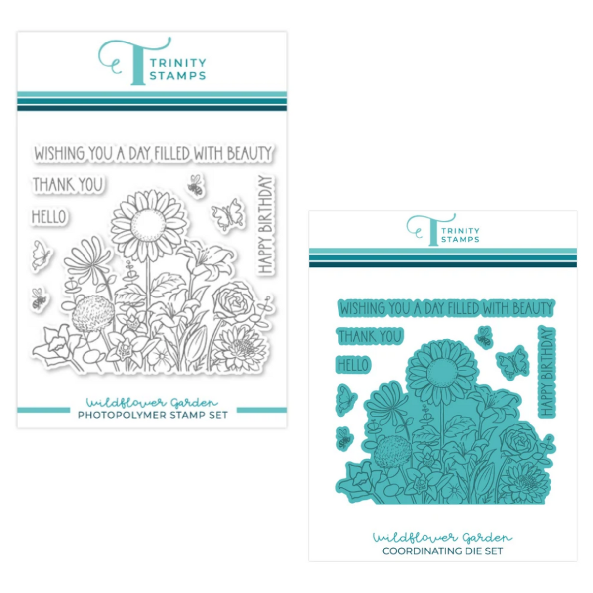 Wildflower Garden Coordinating Die and Stamp Set