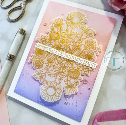 Wildflower Garden Coordinating Die and Stamp Set
