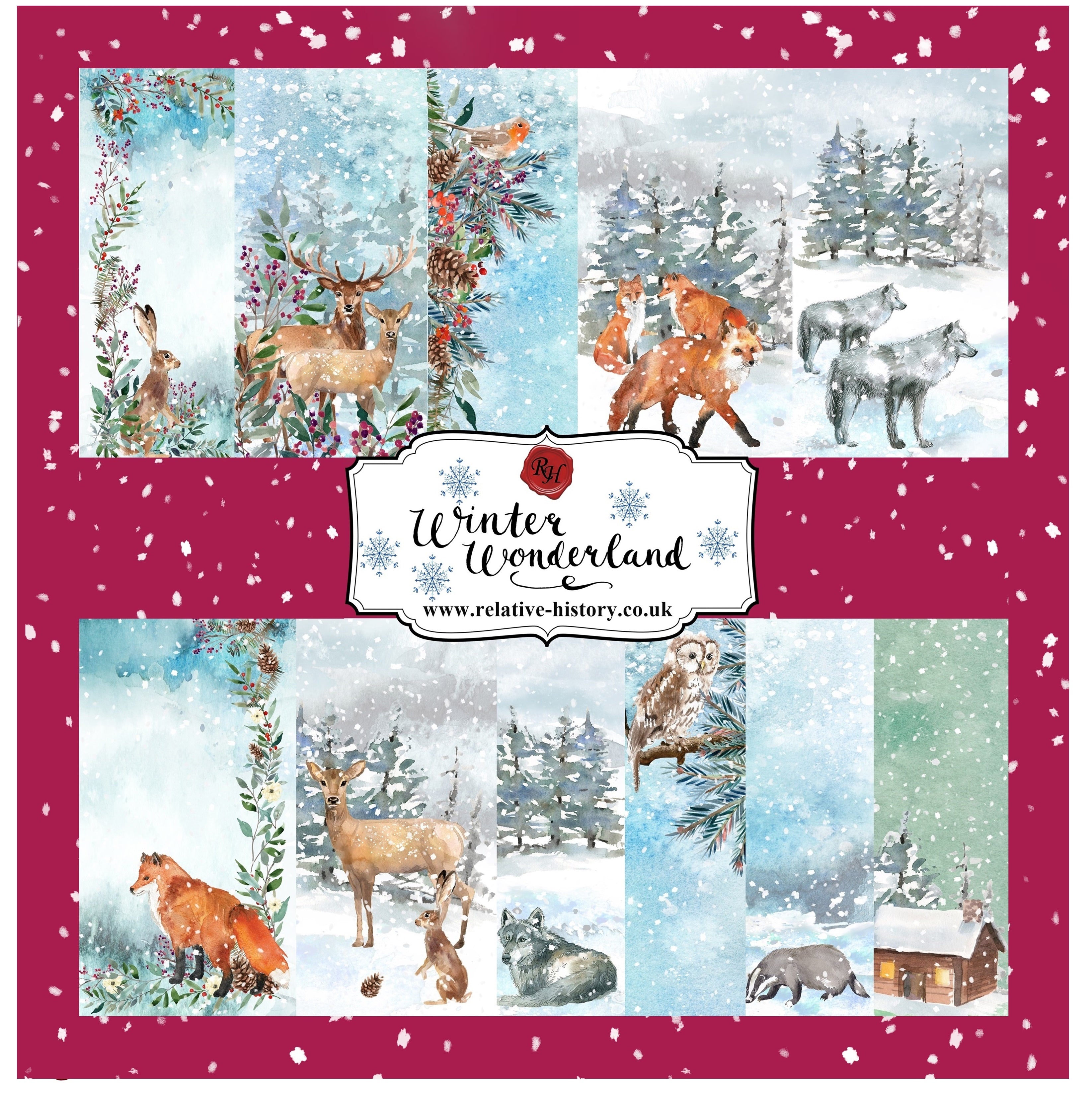 Winter Wonderland Papercraft Collection – Relatively Thoughtful