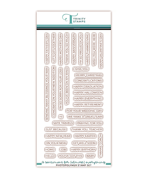 A Sentiment For (almost) Everything 4x8 Stamp Set