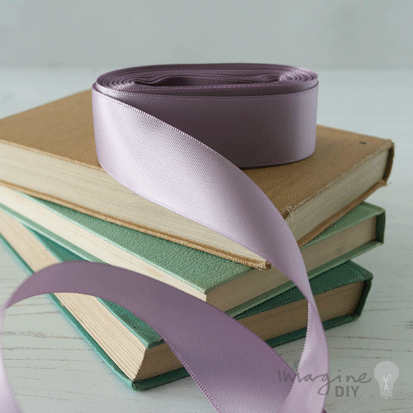 25mm Dusky Lilac Satin Ribbon - per 1 Metre