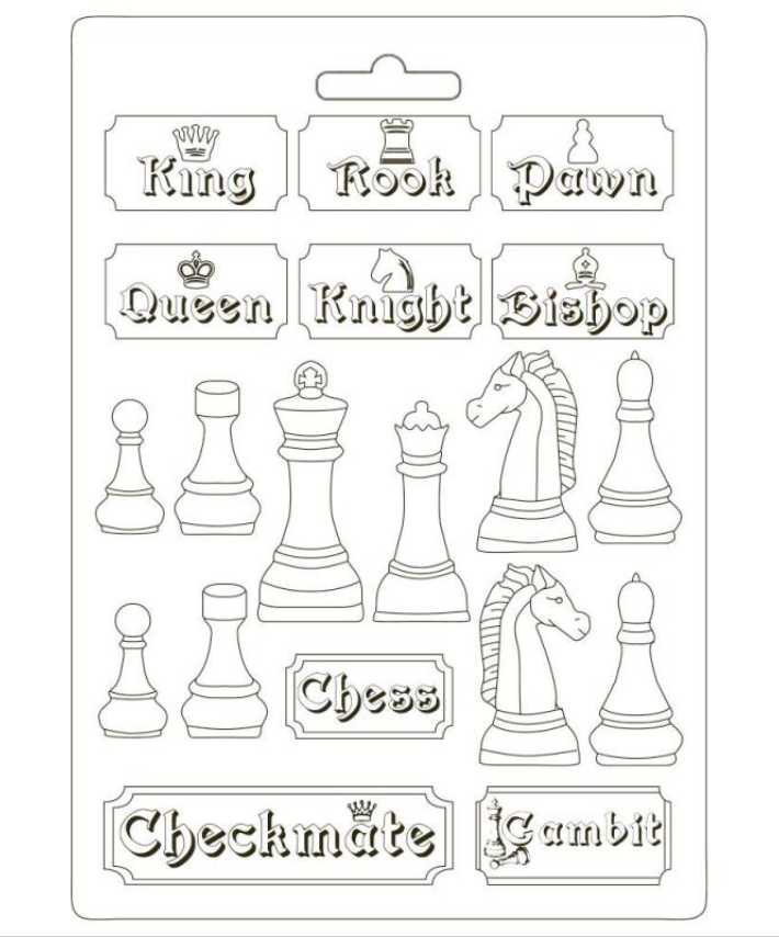 Alice chessboard Soft Mould A4