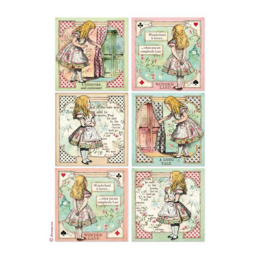 Alice Cards- A4 Rice Paper Pack