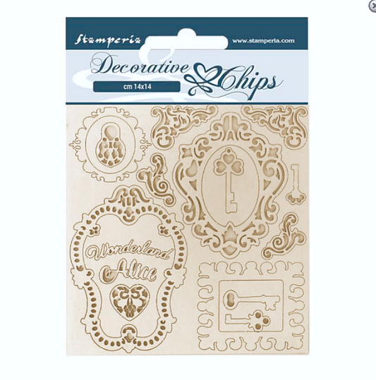 Alice Keys and Frames - Decorative Chips