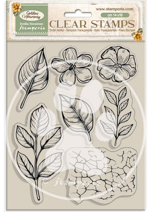 Acrylic stamp cm 14x18 - Golden Harmony