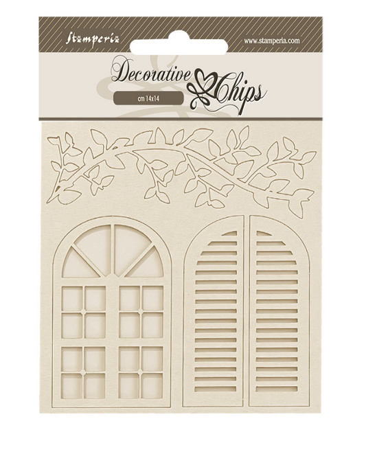 Decorative chips cm 14x14 - Golden Harmony windows