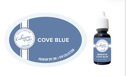 Cove Blue Ink Pad and refil