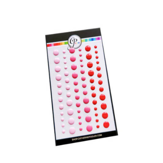 Party Red Enamel Dots