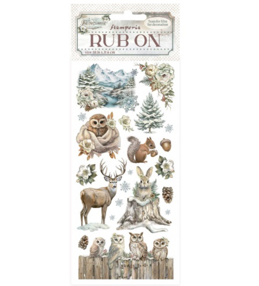 The Owl's House wildlife Rub-on