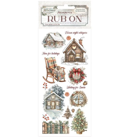 The Owl's House - cottage Rub-on