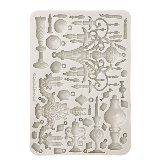 Silicon mould A5 - Masquerade candle holders