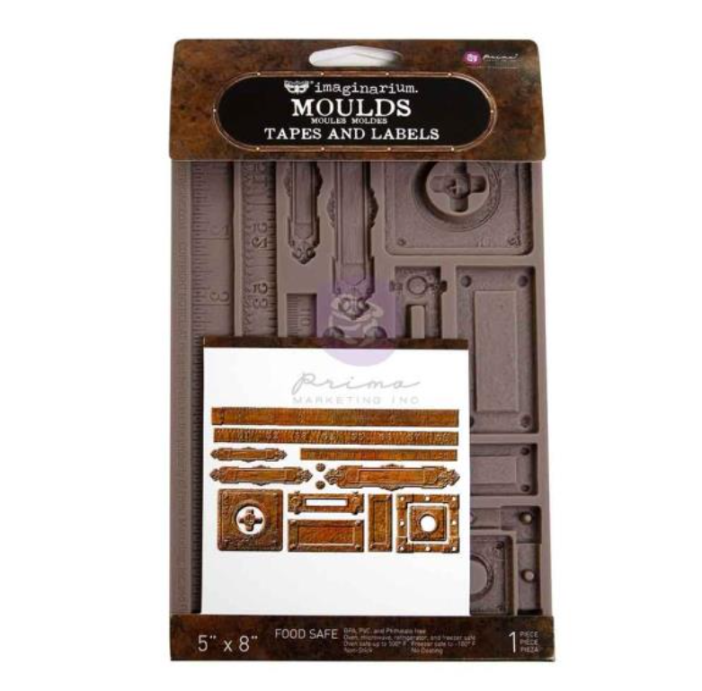 Finnabair Decor Moulds 5"x8"x8mm - Tapes And Labels