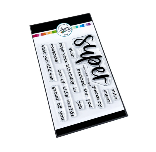 Super Star Sentiments Stamp Set