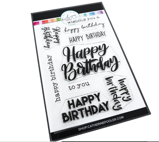 Happy Birthday Many Ways Stamp Set