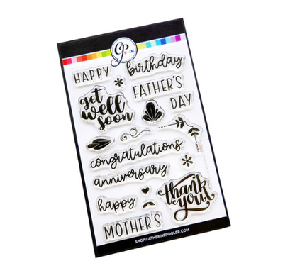 Stated Simply Sentiments Stamp Set