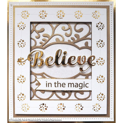 Sue Wilson Believe Craft Die & Stamp Set