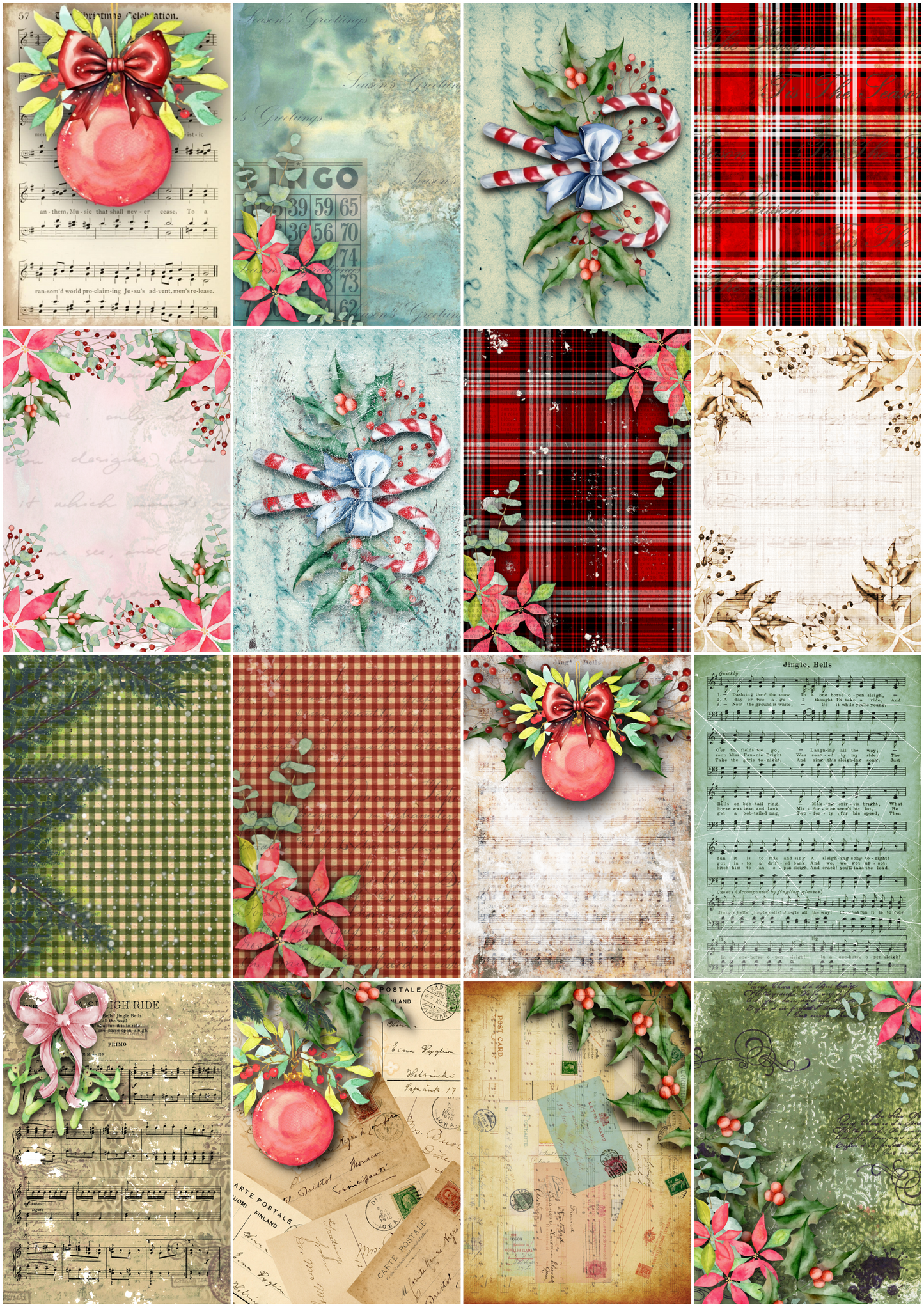 Sam's Seasonal Collection A4 Digital Download