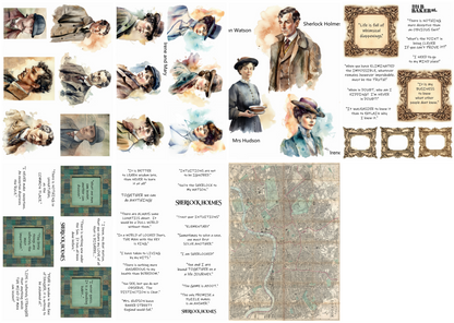 Sherlock Holmes Evidence Pack - A4 Cutting Collection