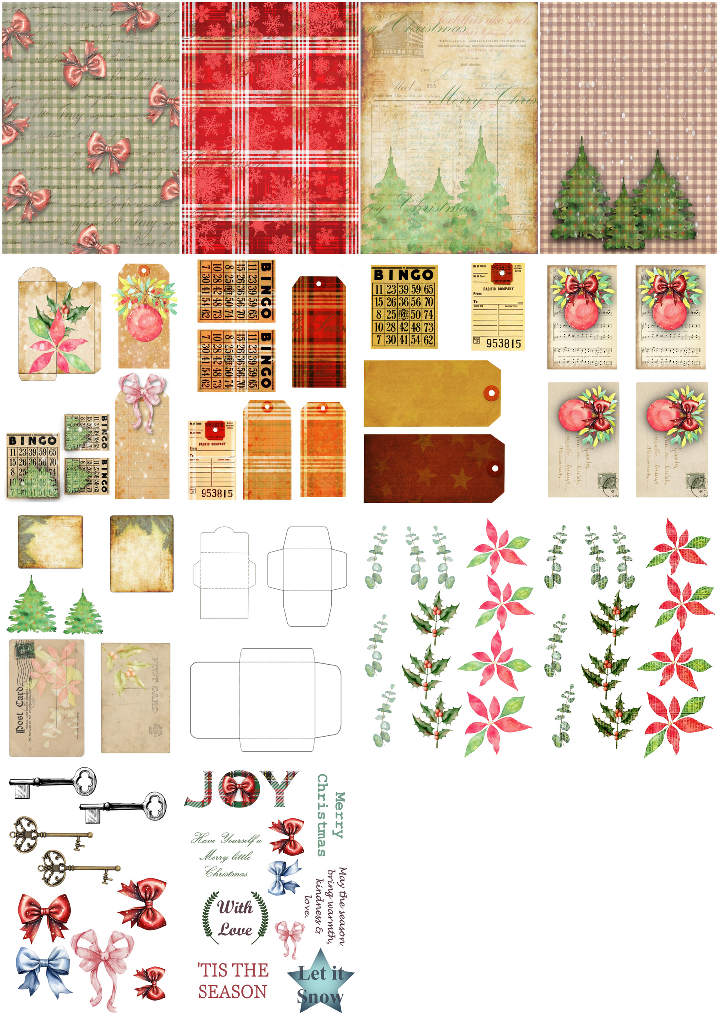 Sam's Seasonal Collection A4 Digital Download