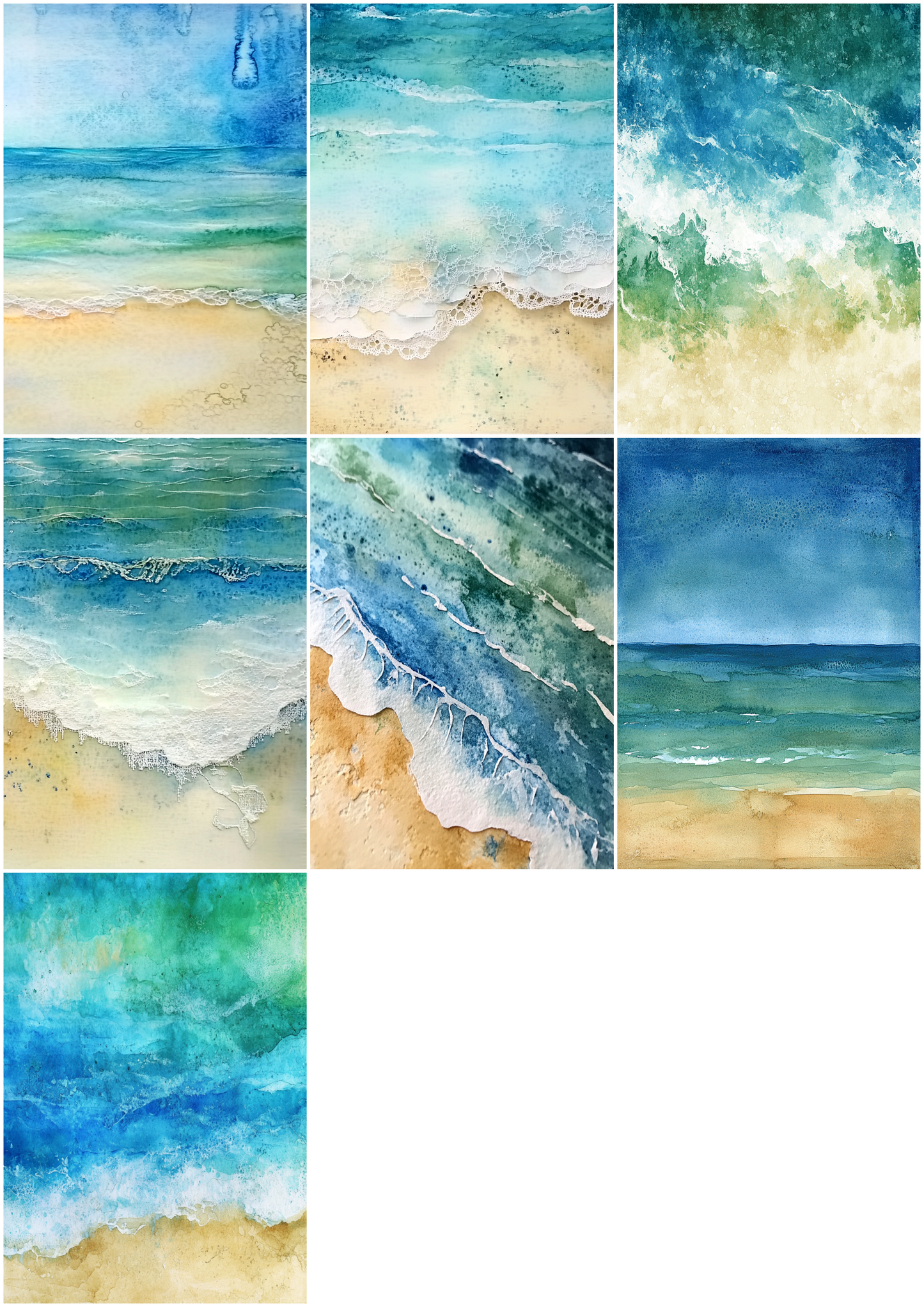 Jane Austen - Seaside Splendour A4 collection