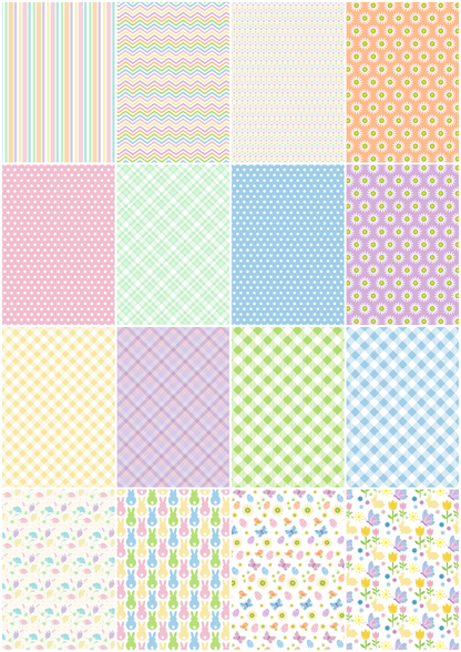 Easter Farm A4 Papecraft Collection Digital Download