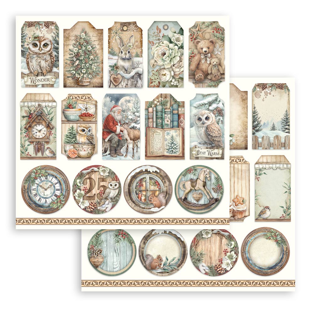 The Owl's House Scrapbooking Pad 10 sheets 12 X 12