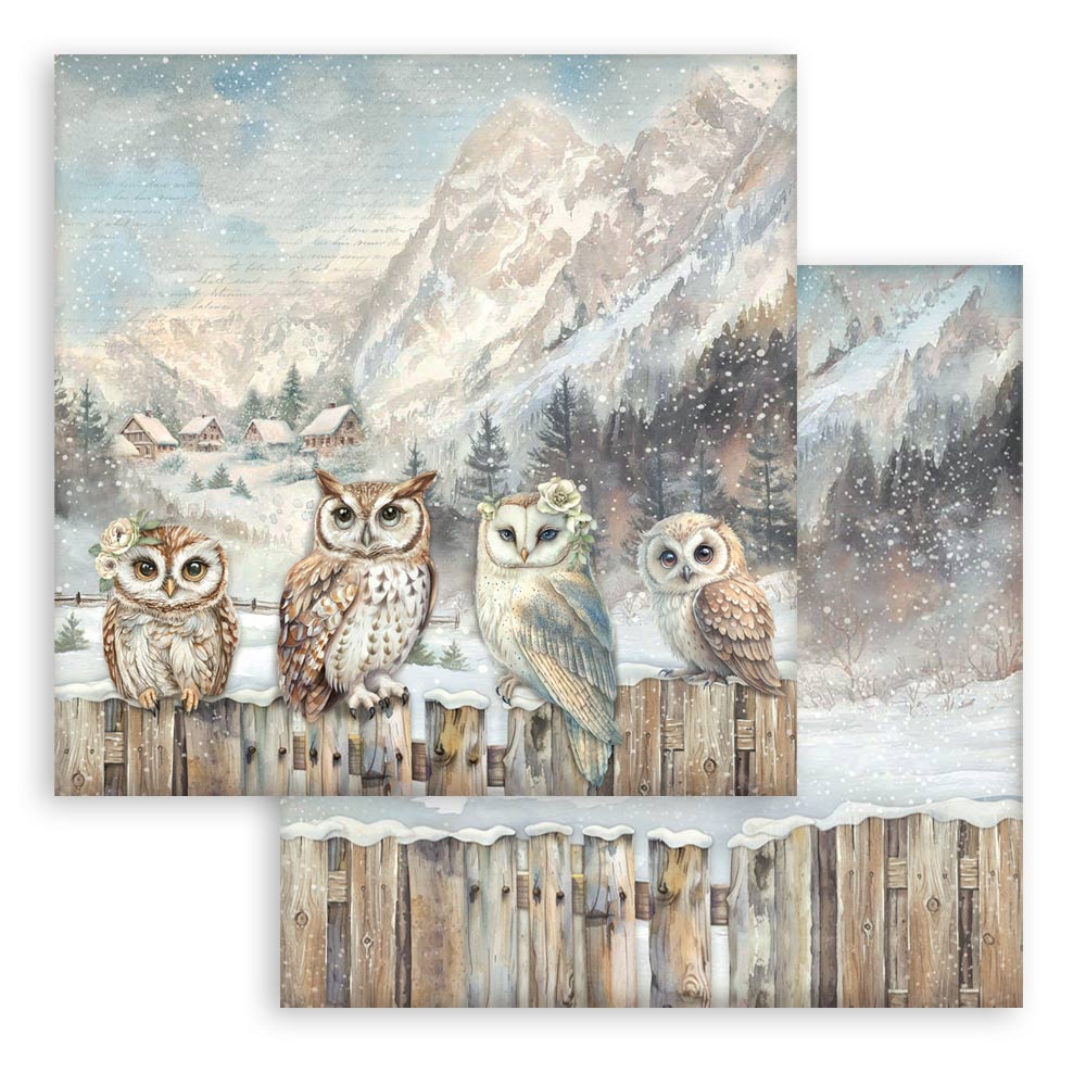 The Owl's House Scrapbooking Pad 10 sheets 12 X 12