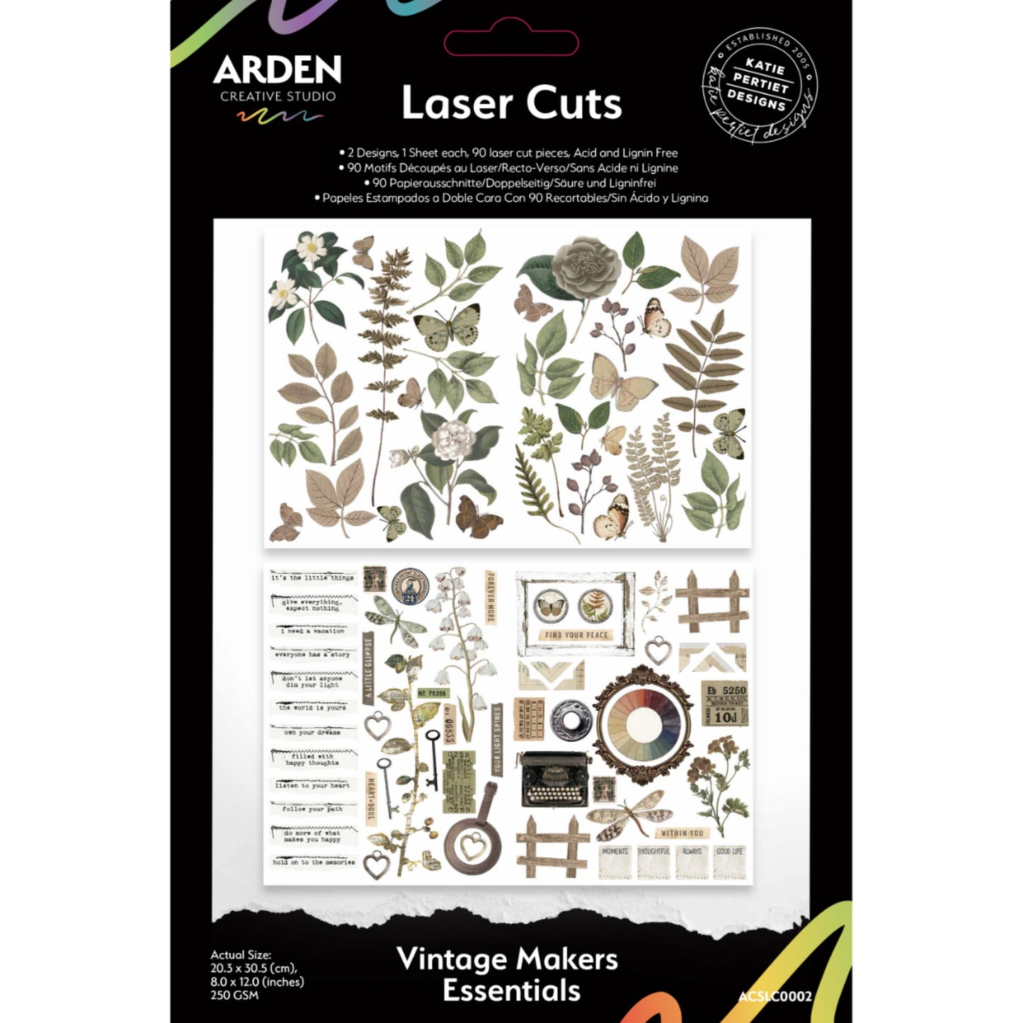 Vintage Makers Essentials Laser Cuts