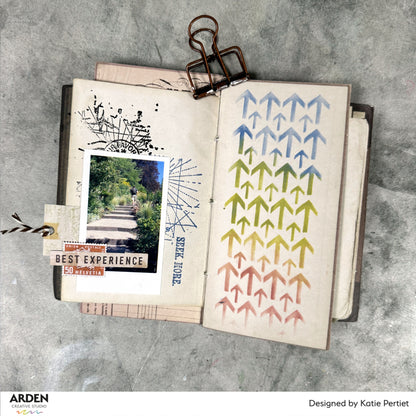 Arden Creative Studio Maker Series This Way  6in x 8in Stencil