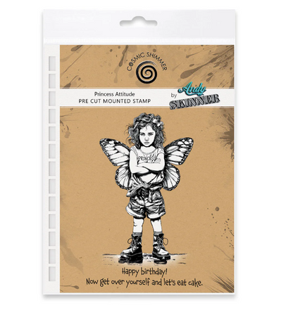 Princess Attitude Pre Cut Rubber Stamp Set by Andy Skinner