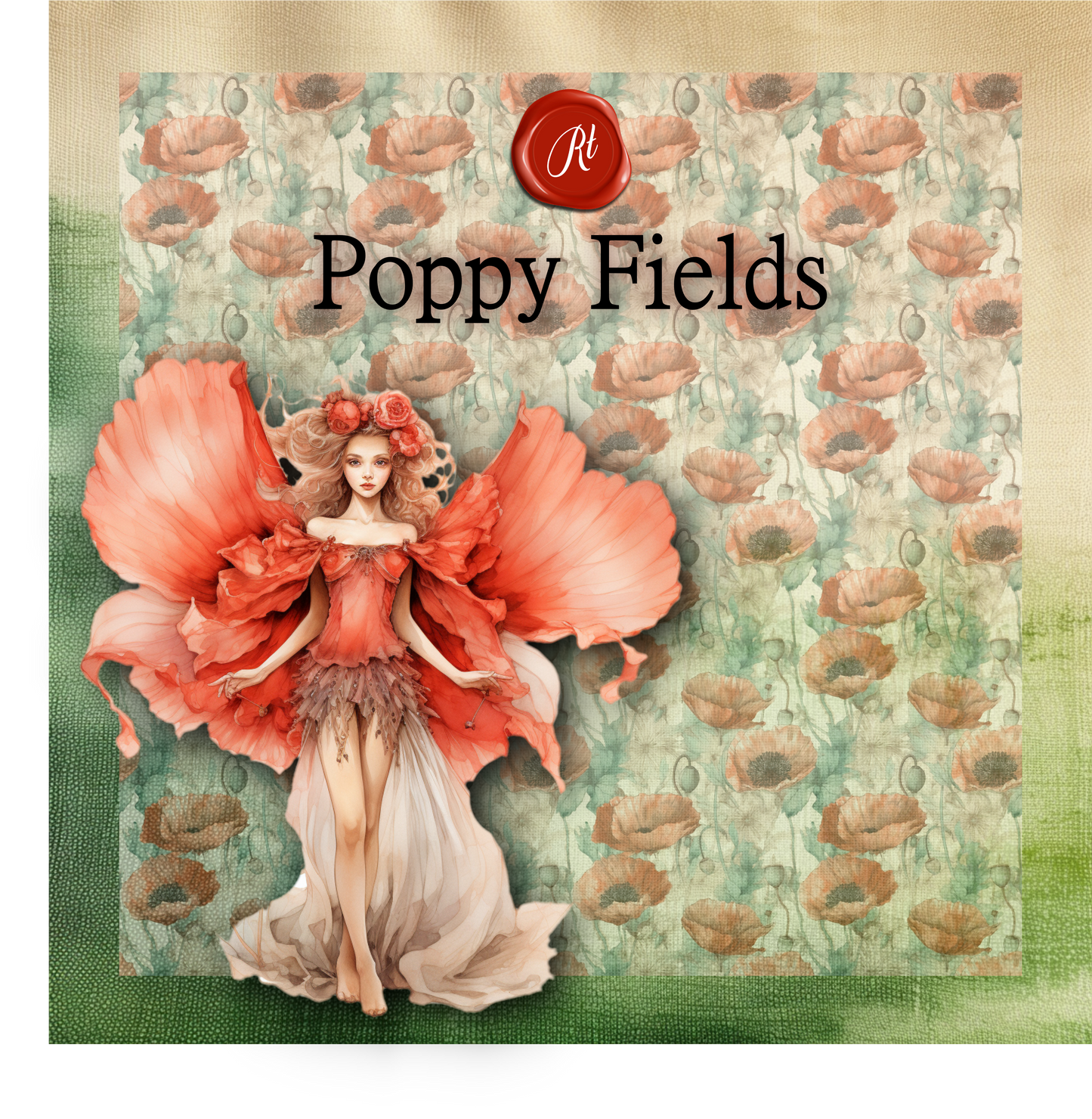 Poppy Fields Collection (with postcard set)