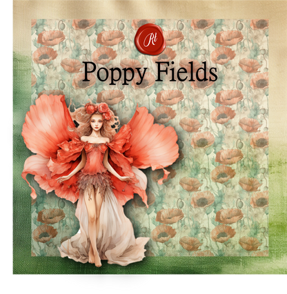 Poppy Fields Digital Download (with Postcard Set)