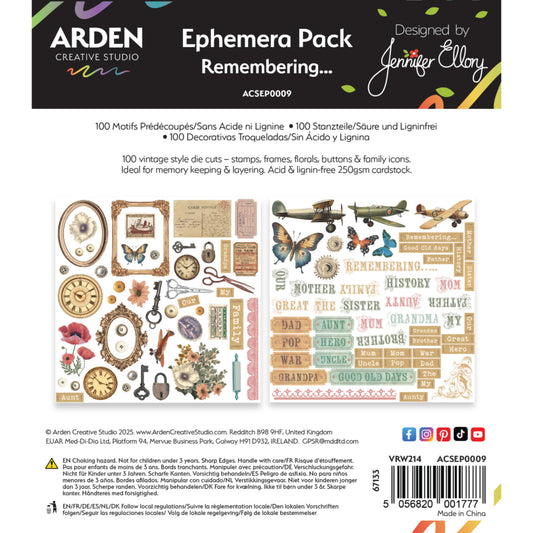 Remembering… Ephemera Pack