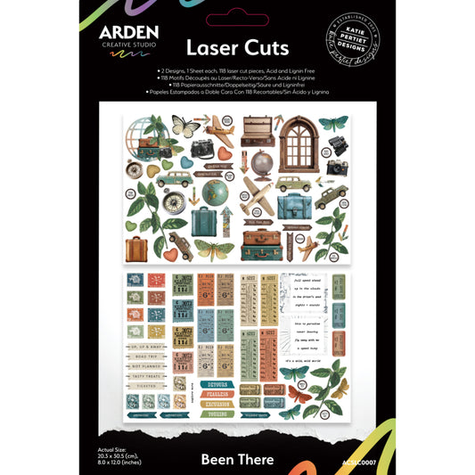 Arden Creative Studio Been There Laser Cuts