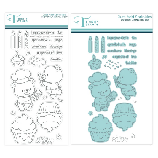 Just Add Sprinkles Coordinating Stamp and Die Set