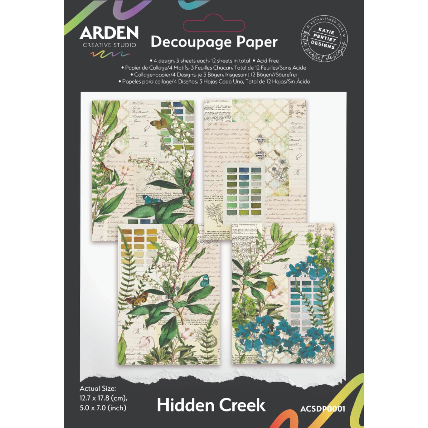 Hidden Creek Decoupage Paper